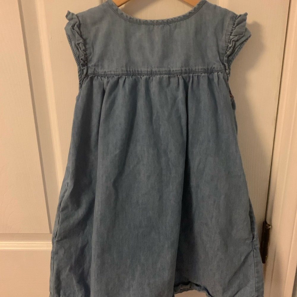 Denim mini boden frill dress